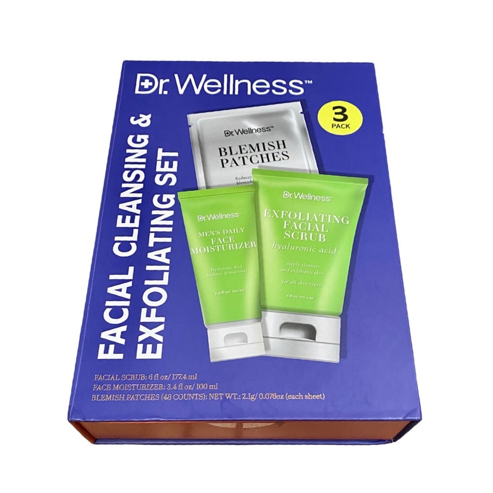 Dr. Wellness Facial Cleansing & Exfoliating Set